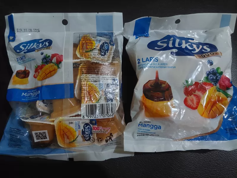 Silkys_duo Puding rasa mangga, isi 10